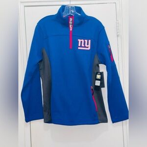 NY Giants NFL Men’s Quarter-Zip Pullover size S
